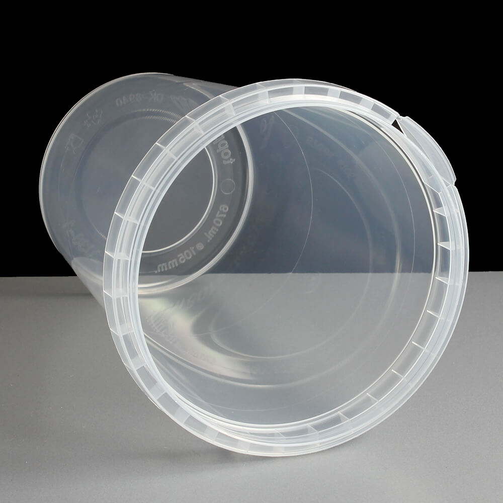 670ml Clear 105mm Diameter Tamperproof Container