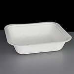 Biodegradable 22oz V4 Square Gourmet Food Container Base