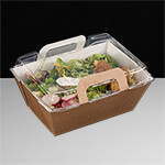Vision+ 1350ml Ovenable Food Tray With Clear Lid: Box of 150