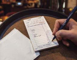 restaurant order pads