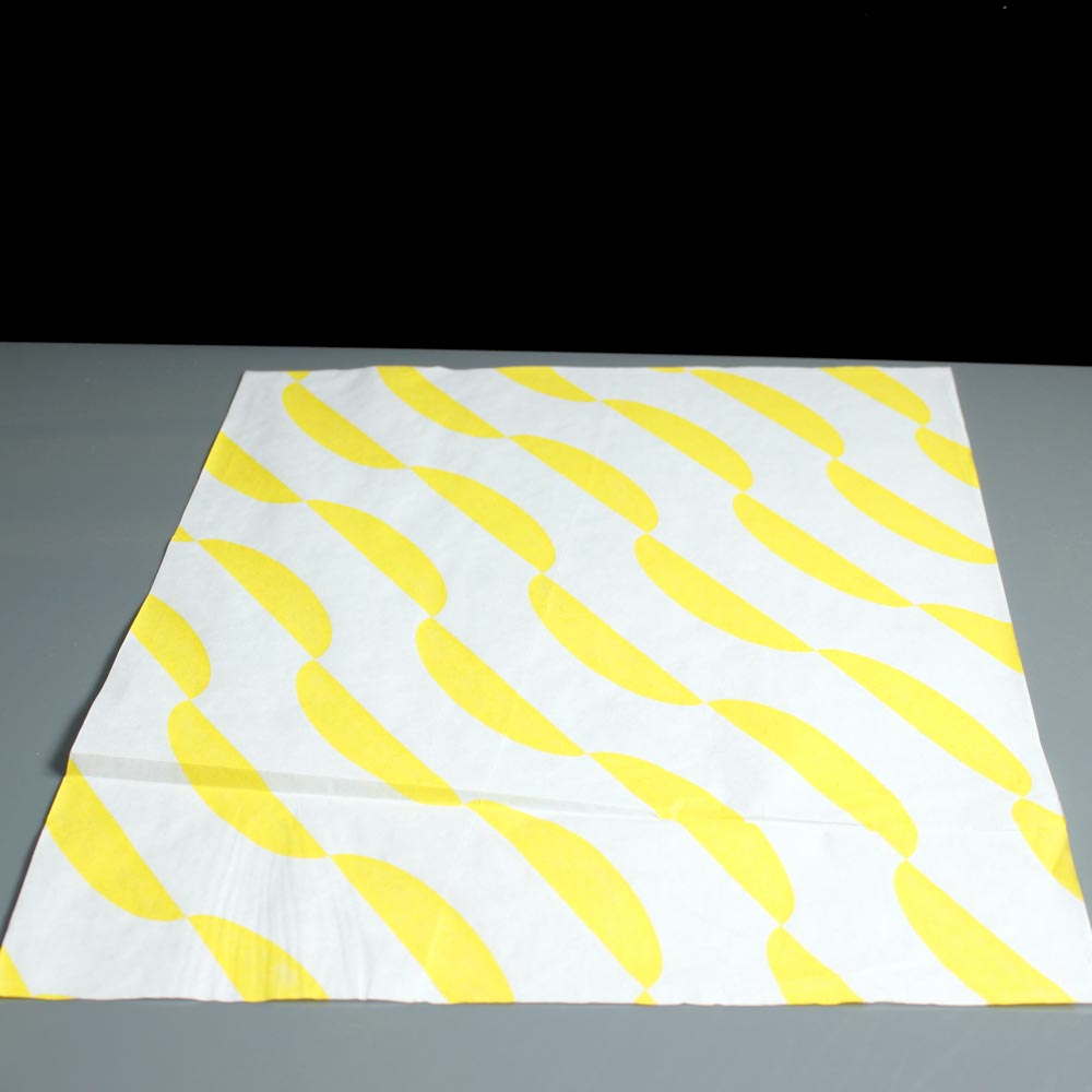 Yellow Paper Burger or Sandwich Wrap Packaging