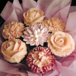 Cuppy Cakes Flower Cakes Close Up
