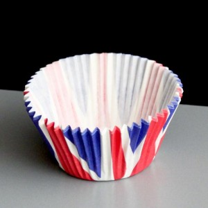 Union Jack Cupcake Cases