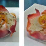Bacon and Poached Eggs in a Muffin Tray