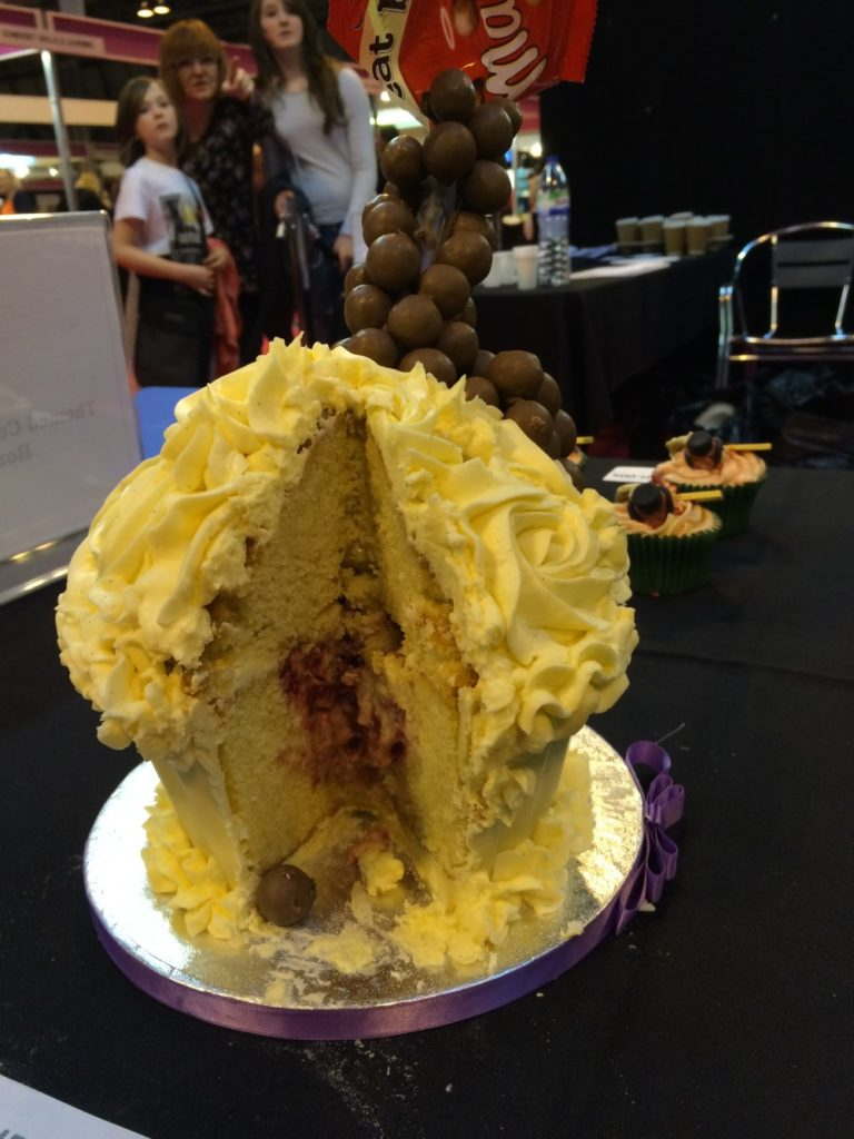 Giant Malteaser cupcake