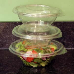 Stacked Contour Salad Bowls