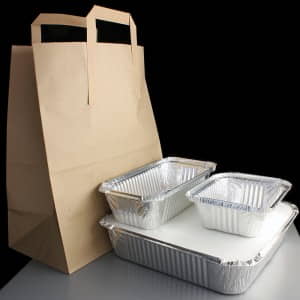 Aluminium foil take away kit