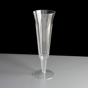 C7025b Disposable Plastic Champagne Flutes