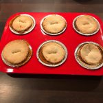 Mince pies out of the oven