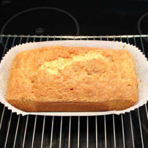 Banana loaf cake ready