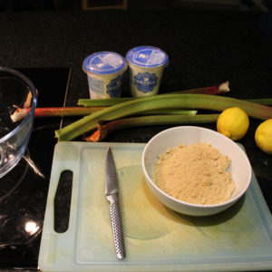 Rhubarb cream fool ingredients