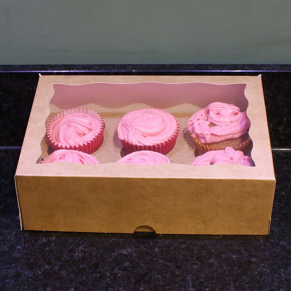 Kraft Cupcake Boxes