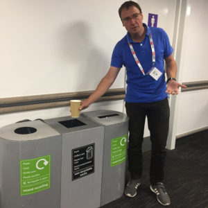 Disposable cups not recycled at Brighton centre