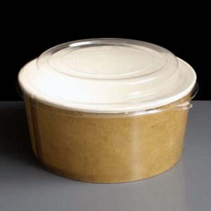 Round Take Away Kraft Containers