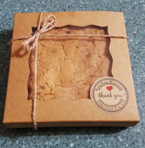 Cookie in Box Packaging and Labelled