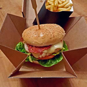 Premium Burger Box with scoop
