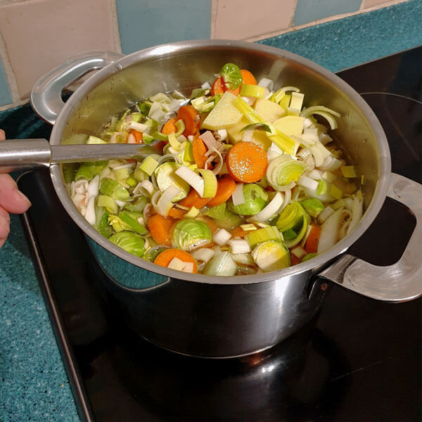 Making Soup from Cheap Vegetables