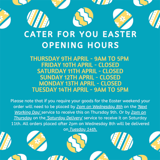 Easter Opening Hours 2020