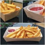 Taste Tray with Chips and Tomato Sauce