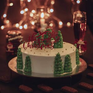 Snowy Christmas Tree Cake Go Go Go Gourmet