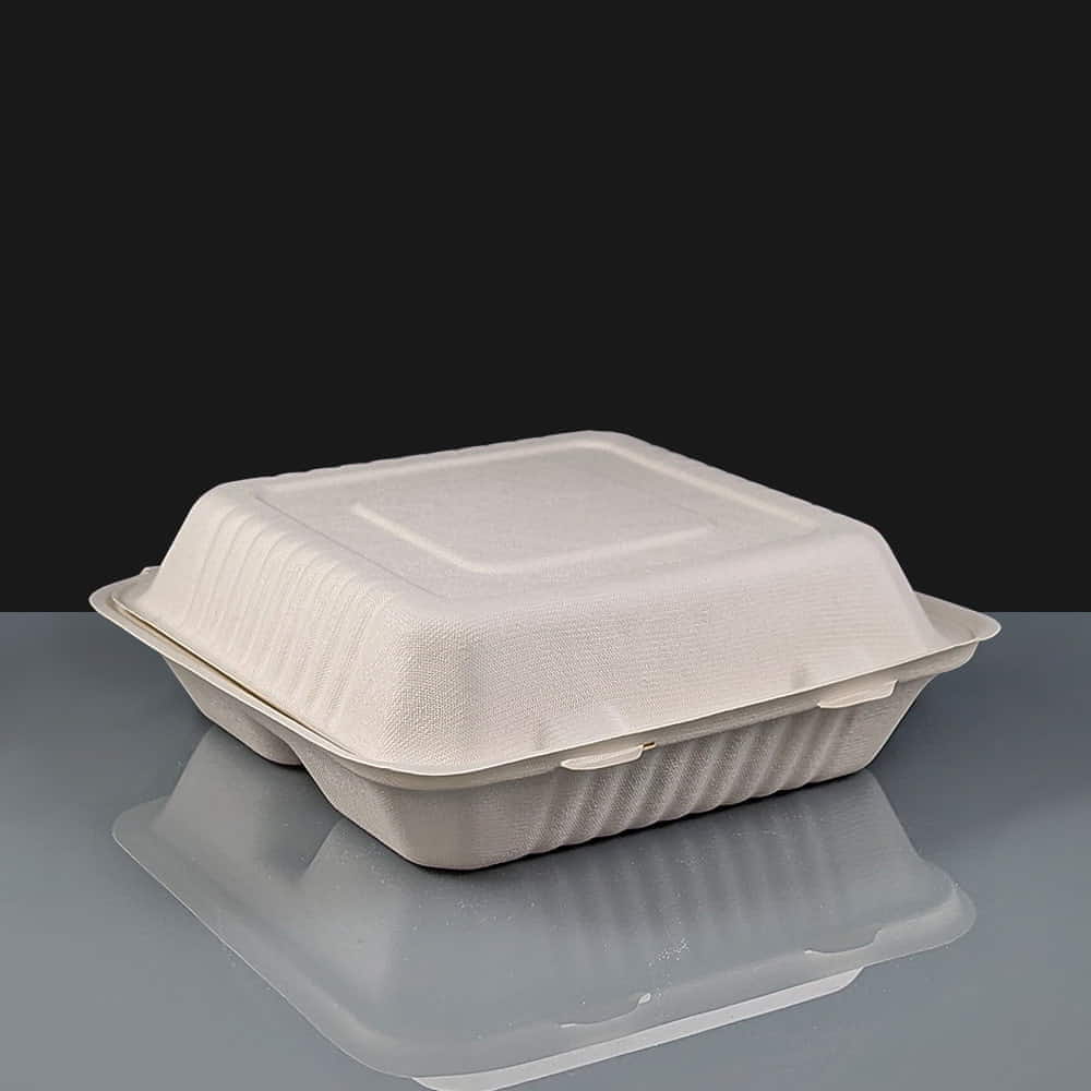 3 Compartment Bagasse Take Away Box