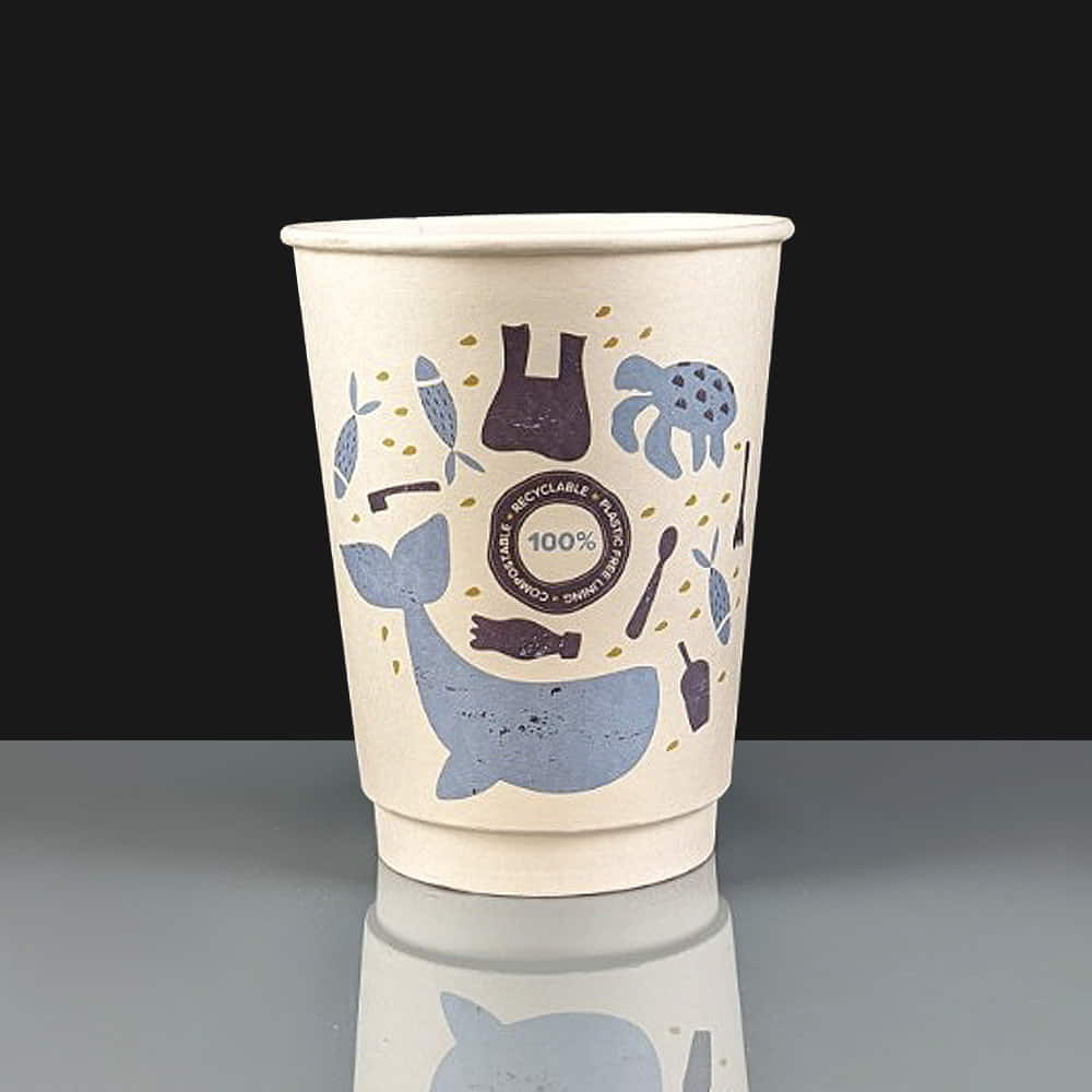 Aqueous Double Wall Compostable Cup range