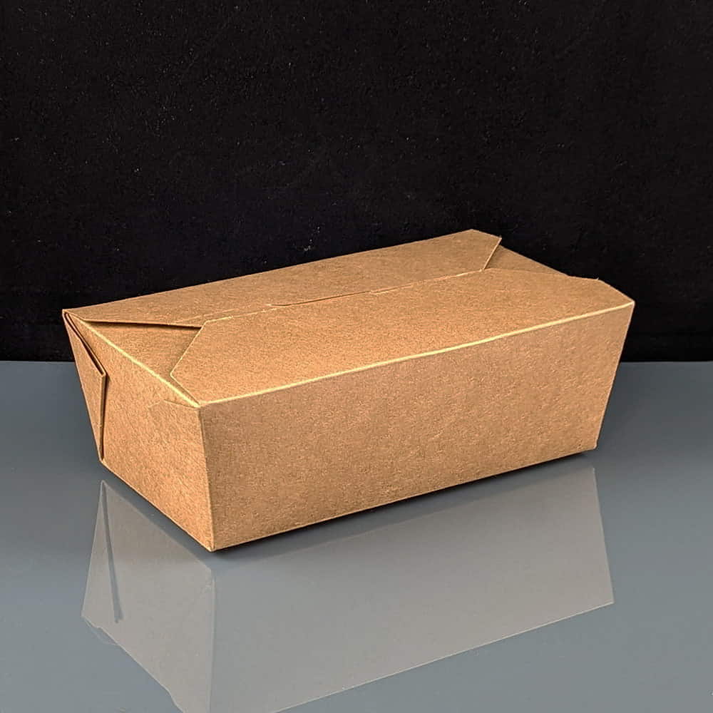 No. 6 Brown Cardboard Take Away Carton