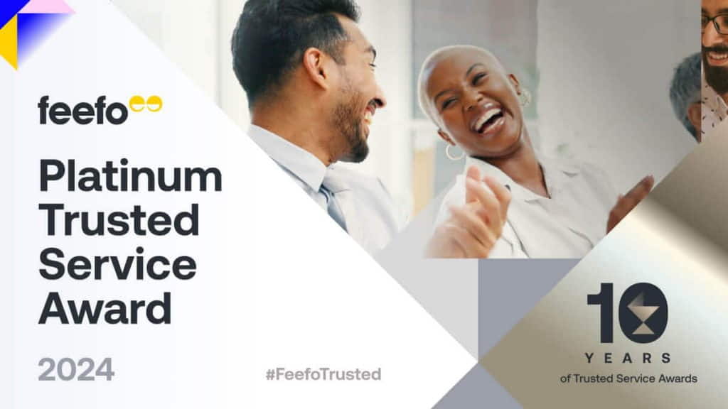 Feefo Platinum Trusted Service Award 2024