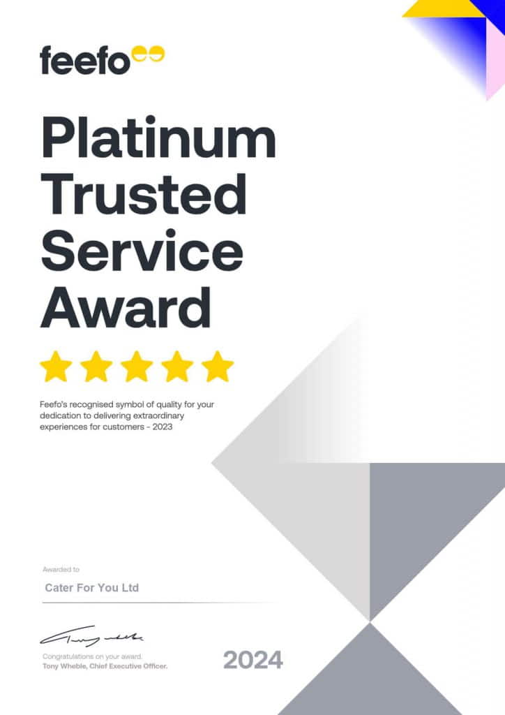 FEEFO Platinum Trusted Service Award 2014 Certificate